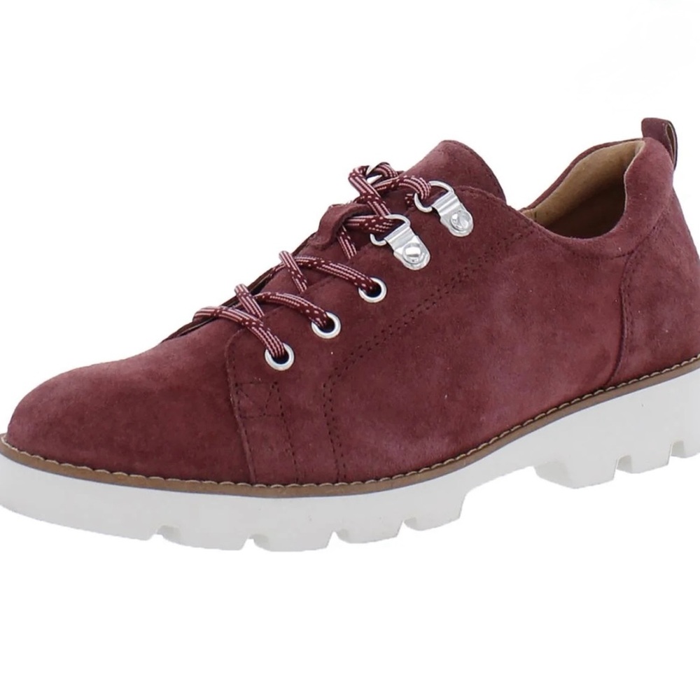 ~SOLD~ Vionic Ballari Shiraz Suede Lace Up Casual Comfort Oxfords Shoes Size 9 M